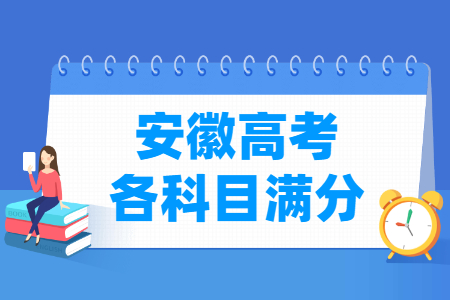 2024安徽高考各科满分是多少